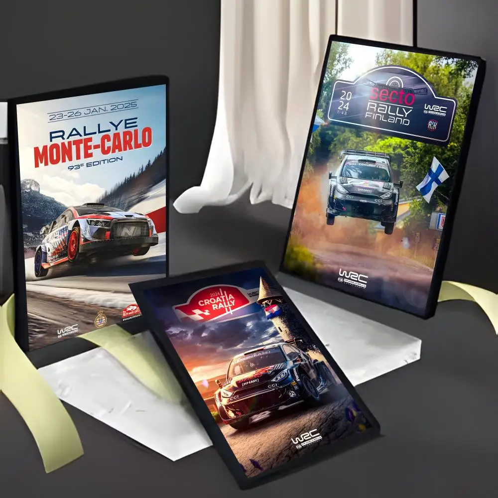 World Rally Championship Solbergs Impreza S12B WRC Poster American Film Mural Home Childrens Room Wall Decor Print