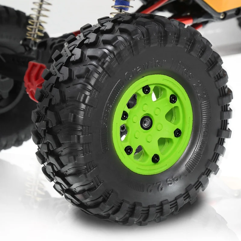 MOMO 135Mm Metal 2.2Inch Beadlock Wheel Rim Tire Set For 1/10 RC Crawler Car Axial SCX10 Wraith RR10 Capra TRX4 YK4082