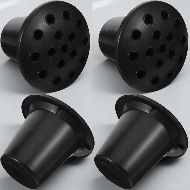 

4pcs Cemetery Holder Plastic Flower Planter Grave Fake Flower Container Lifelike Durable Easy Placement Even