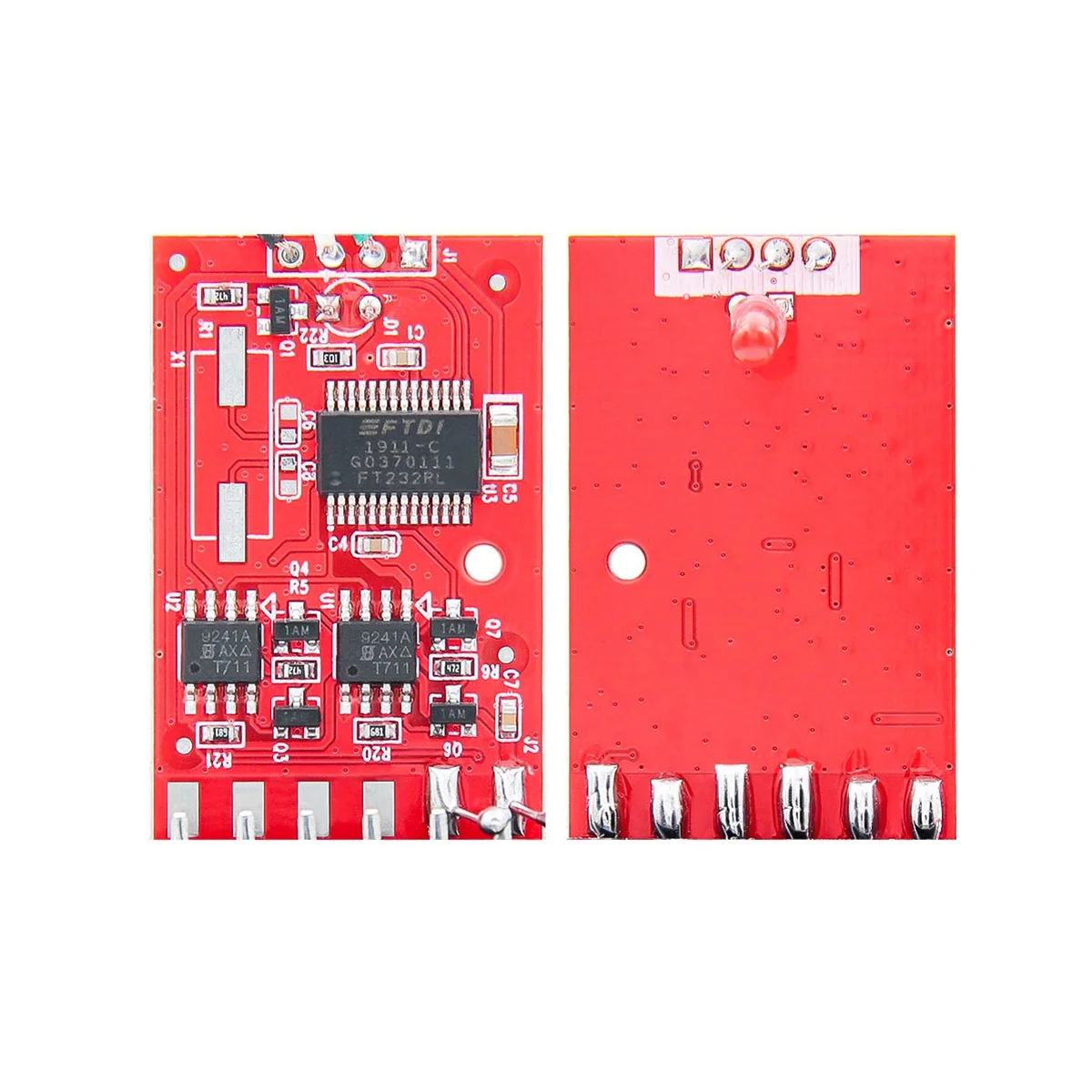 Placa PCB roja para diagnóstico VAG KKL, Chip VAG COM KKL FTDI FT232RL, herramienta USB OBD2, VAG409.1, 409