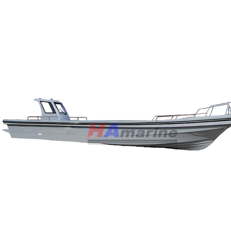 

9m Fiberglass High Speed Fishing Boat Same As Panga Boat Economy FRP Work Boat for Coastal Sheltered