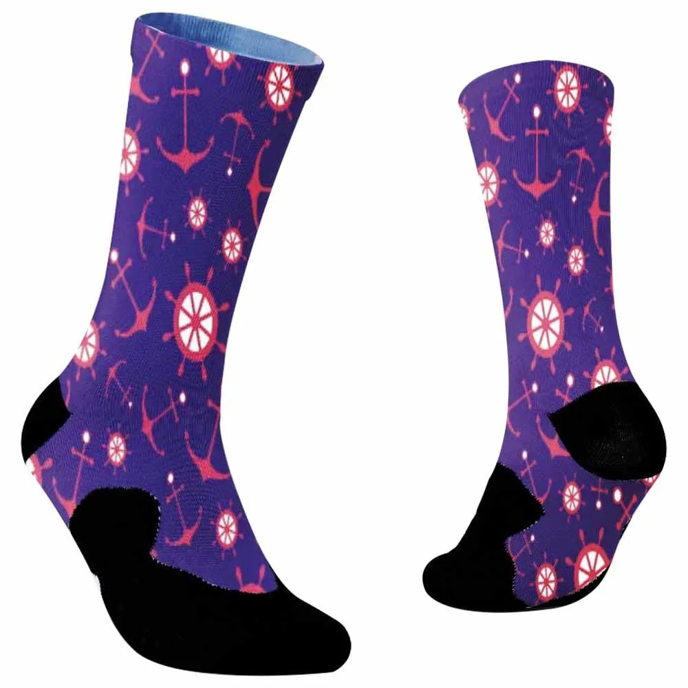 

2024, новые модные забавные креативные спортивные носки для средней лодки, замечательные носки для мужчин и женщин, рождественские носки