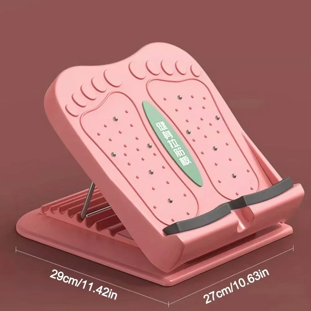 

Adjustable Calf Stretching Board - Magnetic Therapy Leg Stretcher for Yoga, Dance & Fitness, Portable Home Gym Equipment