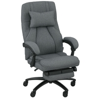 Massage office chair, USB interface, swivel wheels, dark grey, Ship from EU