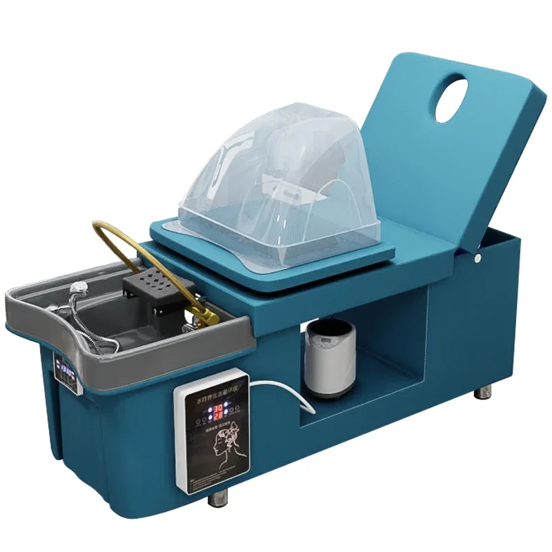 

Constant temperature head treatment shampoo bed is not connected to the water, its own water storage tank, water heater,