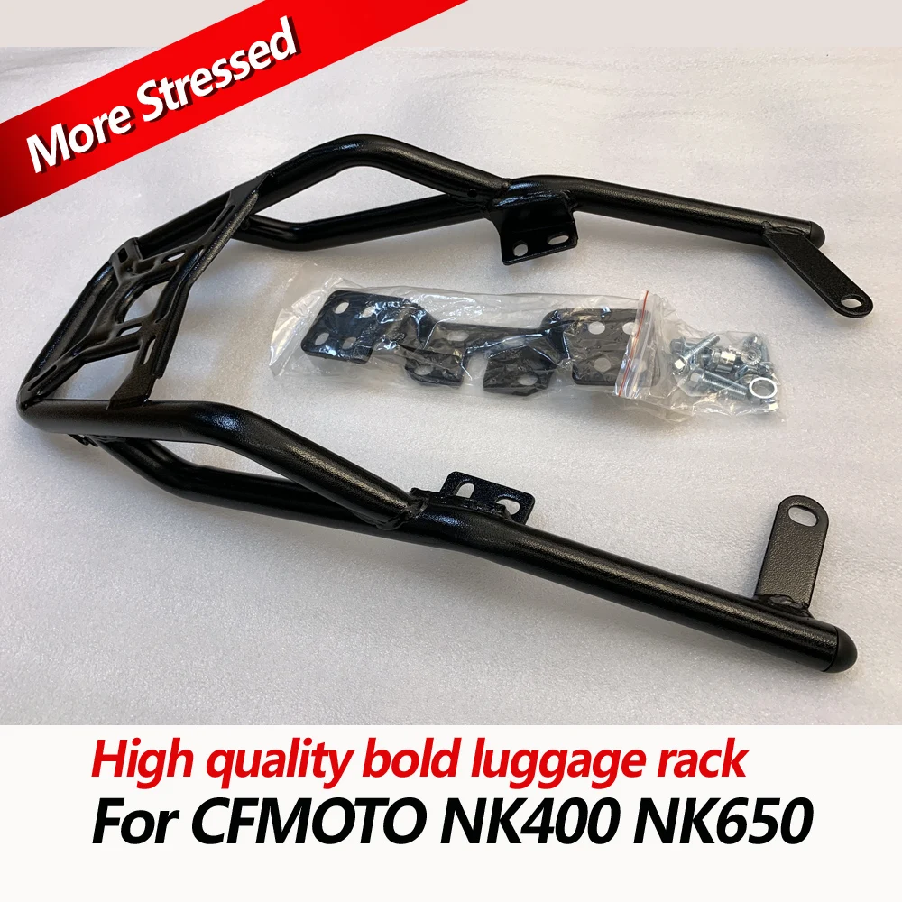 For CFMOTO New models 2019-2024 NK400 NK650 rear shelf trunk bracket 400NK 650NK side box bracket and tailstock modification