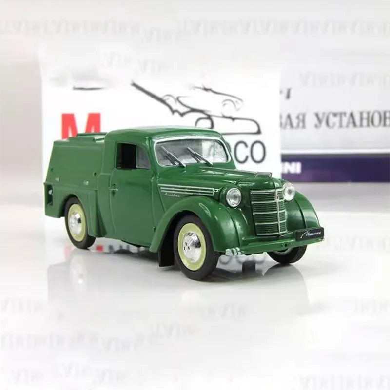 دييكاست مقياس 1/43 سبيكة السيارة الروسية Moskvich APA 7 Moskvich نموذج سيارة سيارة معدنية محاكاة هدية الديكور العرض