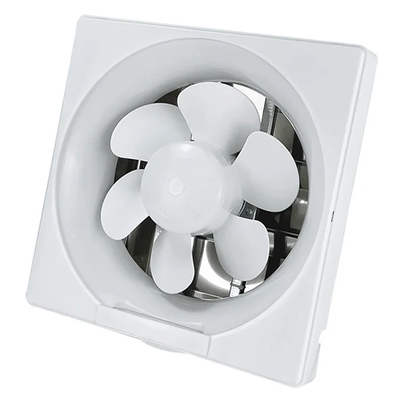 Living Room Basement Kitchen Ventilation Fan Hood Extractor Axial Flow Metal 304 Stainless Steel Back Shell Exhaust Fan