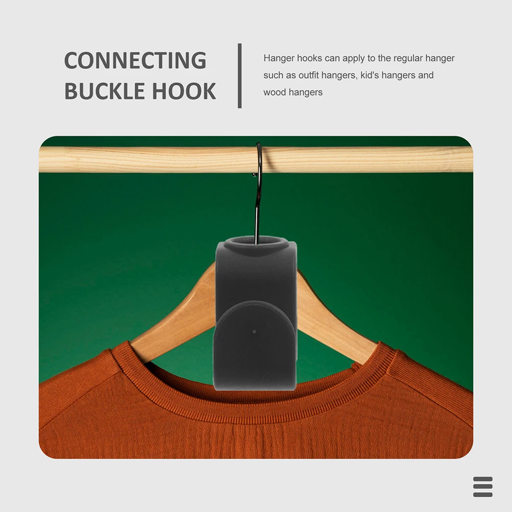 

10Pcs Clothes Organizer Hanger Hooks Space Saving Closet Connector Hooks Wardrobe Clothes Sorter Connecting Buckle Hook