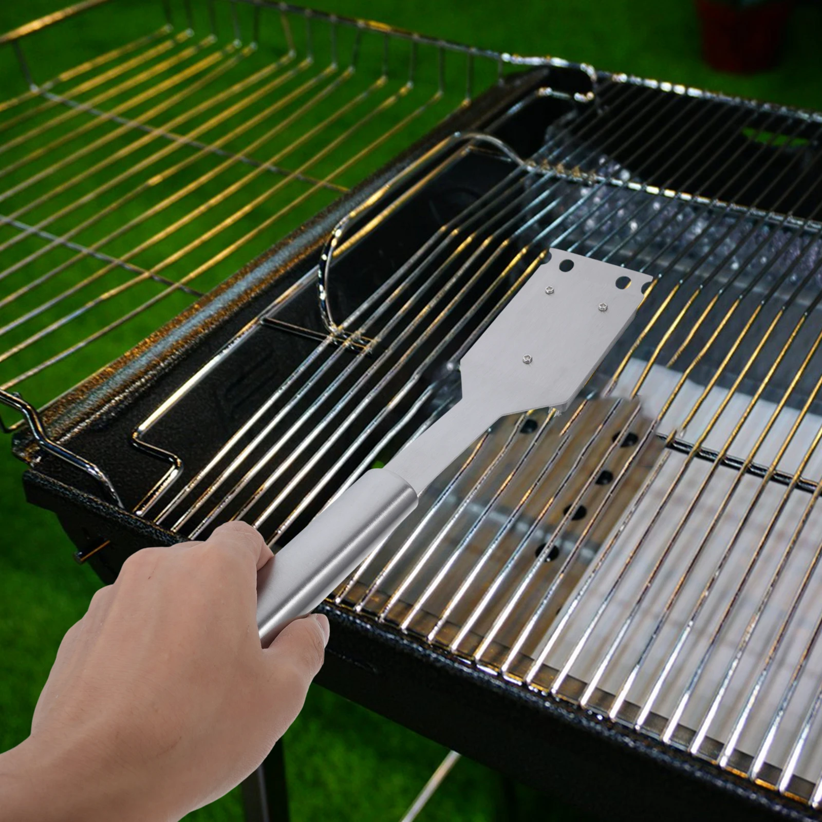 

BBQ Cleaning Brush Stainless Steel Grill Tools Outdoor Picnic Home Barbecue Rack Scraper Grease Remover Durable