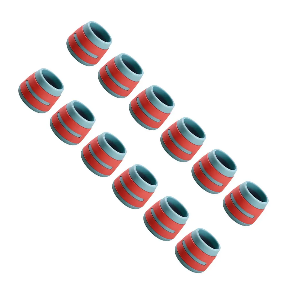 

12Pcs Silicone Chair Leg Covers Table Feet Sleeves Non-Slip Furniture Floor Protectors for Wood Parquet Laminate Floors