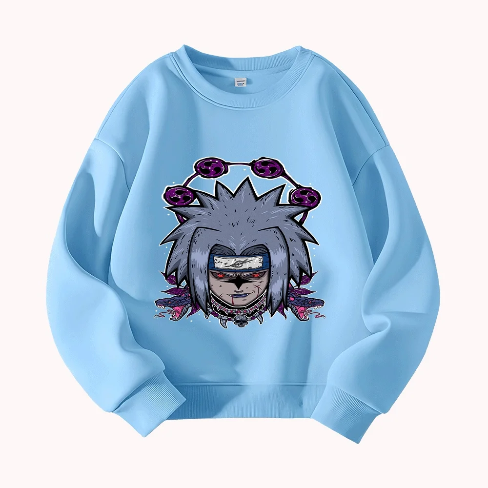 

Naruto Kids Hoodie Anime Character Print Sweatshirt for Boys Girls Long Sleeve Pullover Casual Fashion Top Children's Clothing