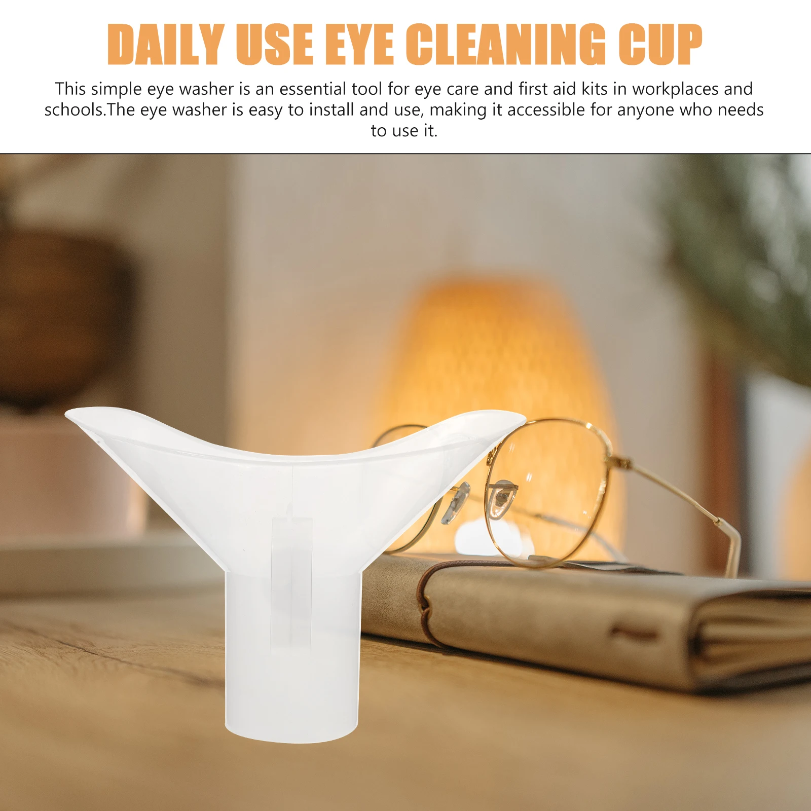 2 قطعة ملحق العين الاستخدام اليومي تنظيف كأس غسالة التدريس المعونة فلاشينغ البلاستيك المحمولة الإسعافات الأولية العناية بالعين #1