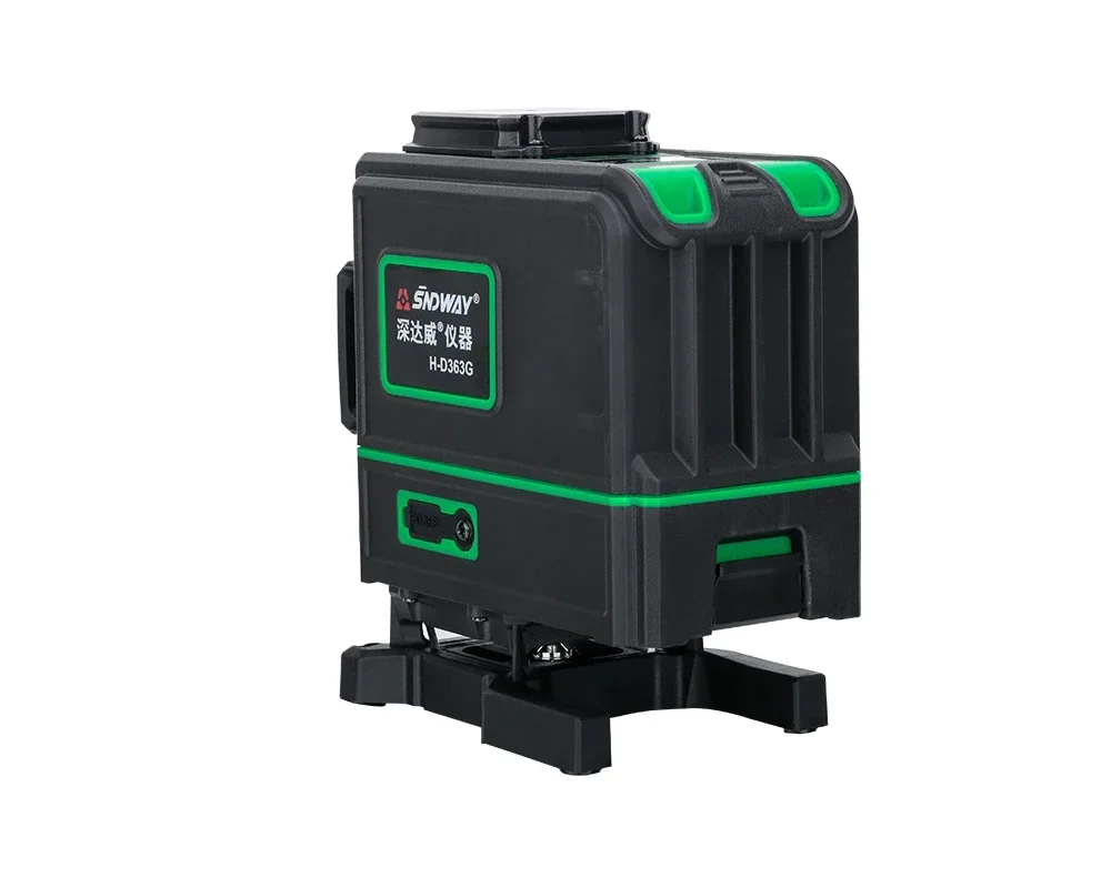 

New Laser Level 3D 12 Line Remote Control Pulse Green Beam Self Leveling 360 Rotating Cross Laser Level