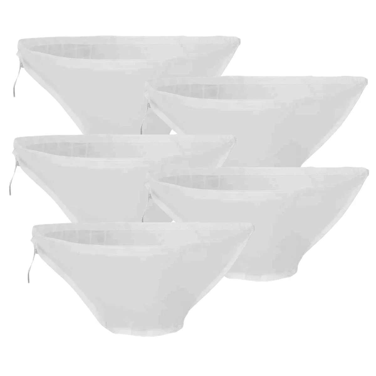 37x12x14cm S Cheese Cloth Bag Adjustable Drawstring Strainer Baking Filter Fine Mesh Design Heavy Duty Strainer