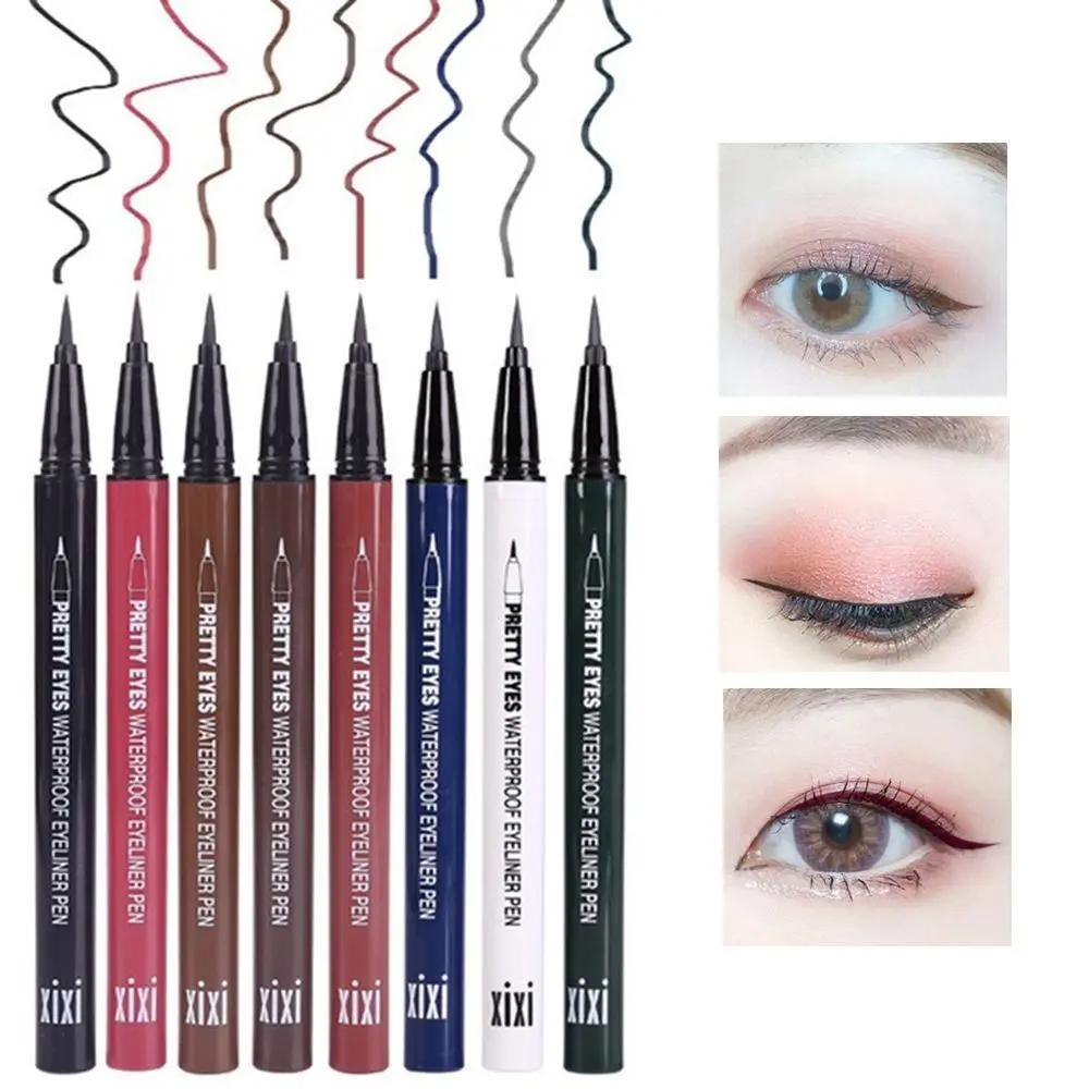 

New Quick Drying Eyeliner Waterproof Not Bloom Black Eyeliner Long Lasting Eyes Makeup Eyes Shadow Pen Women