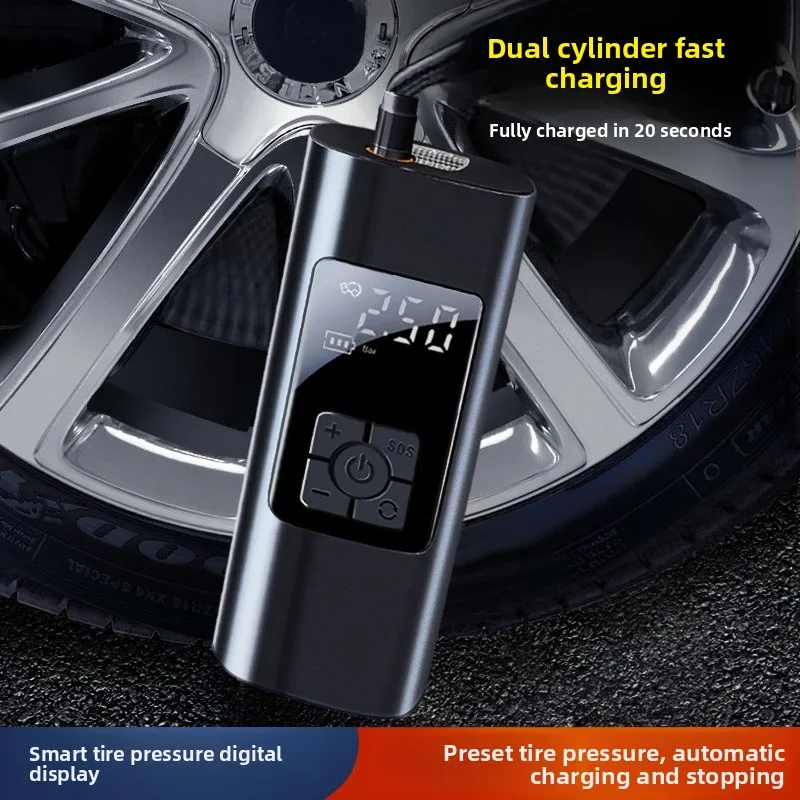 

Беспроводной портативный интеллектуальный автомобильный воздушный насос с цифровым дисплеем, воздушный насос, автомобильный электрический воздушный насос