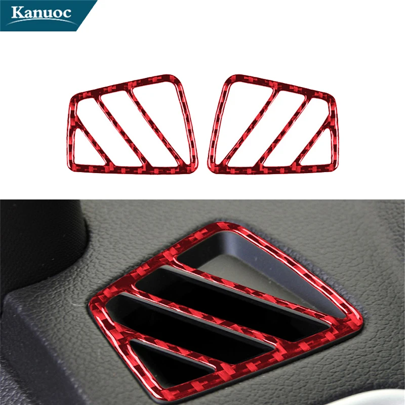 

Carbon Fiber Dashboard Side Vent Stickers For Ford Explorer 2011 2012 2013 2014 Car Interior Decorative Accessories