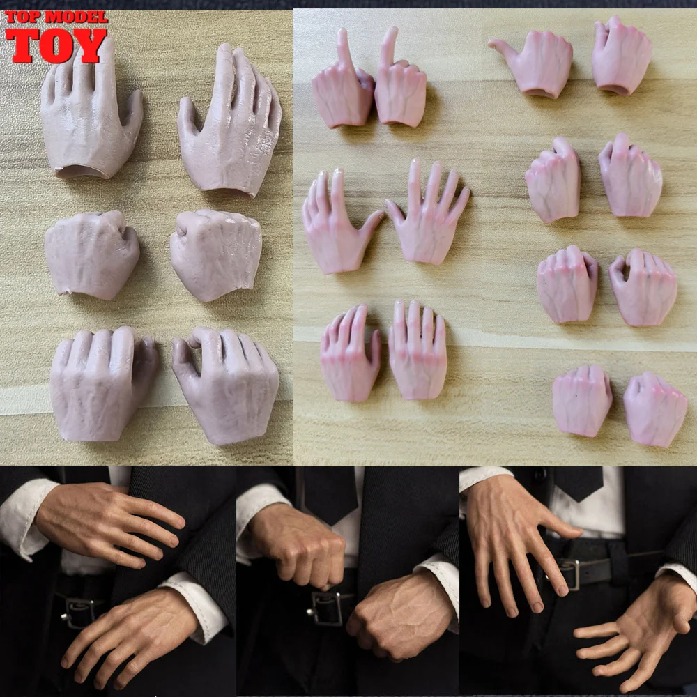 Worldbox 1/6 Skala Hände Modell Verschiedene Haltungen Finger Modell Körper Zubehör Fit 12'' Männliche Soldat Action Figur Körper Puppen
