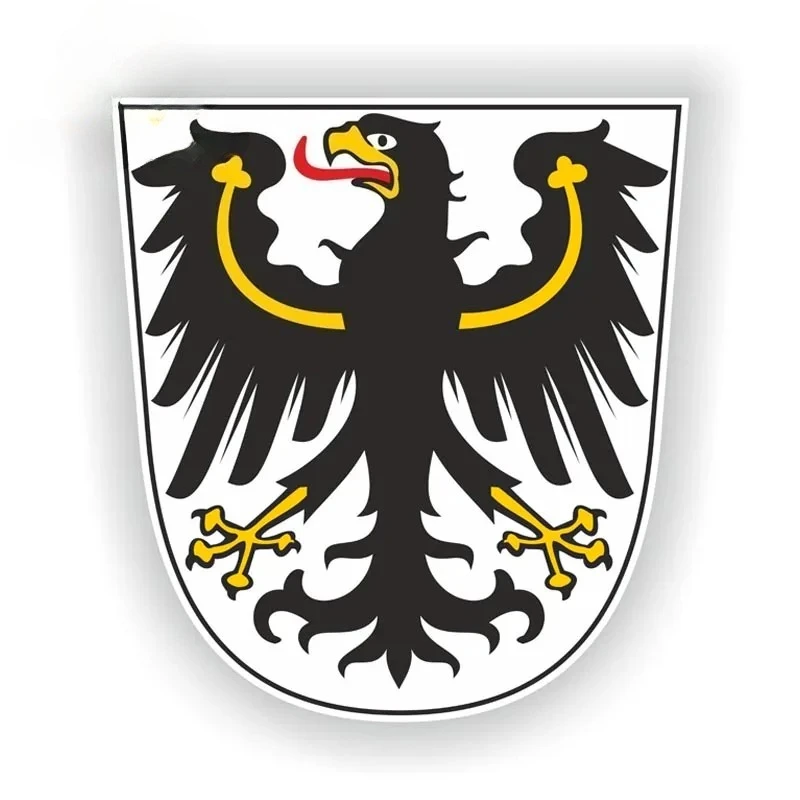 

East Prussia Sticker Coat of Arms Teutonic Knights Crest Bumper Car Window Decal Waterproof Car Sticker
