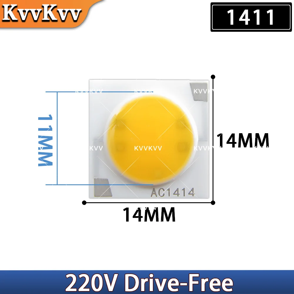 High CRI Ra98 COB 1411 1917 LED Chip Array 3W 5W 7W 9W 12W 15W 20W 30W Warm White Chips Lamp Spot Light Downlight Accessories