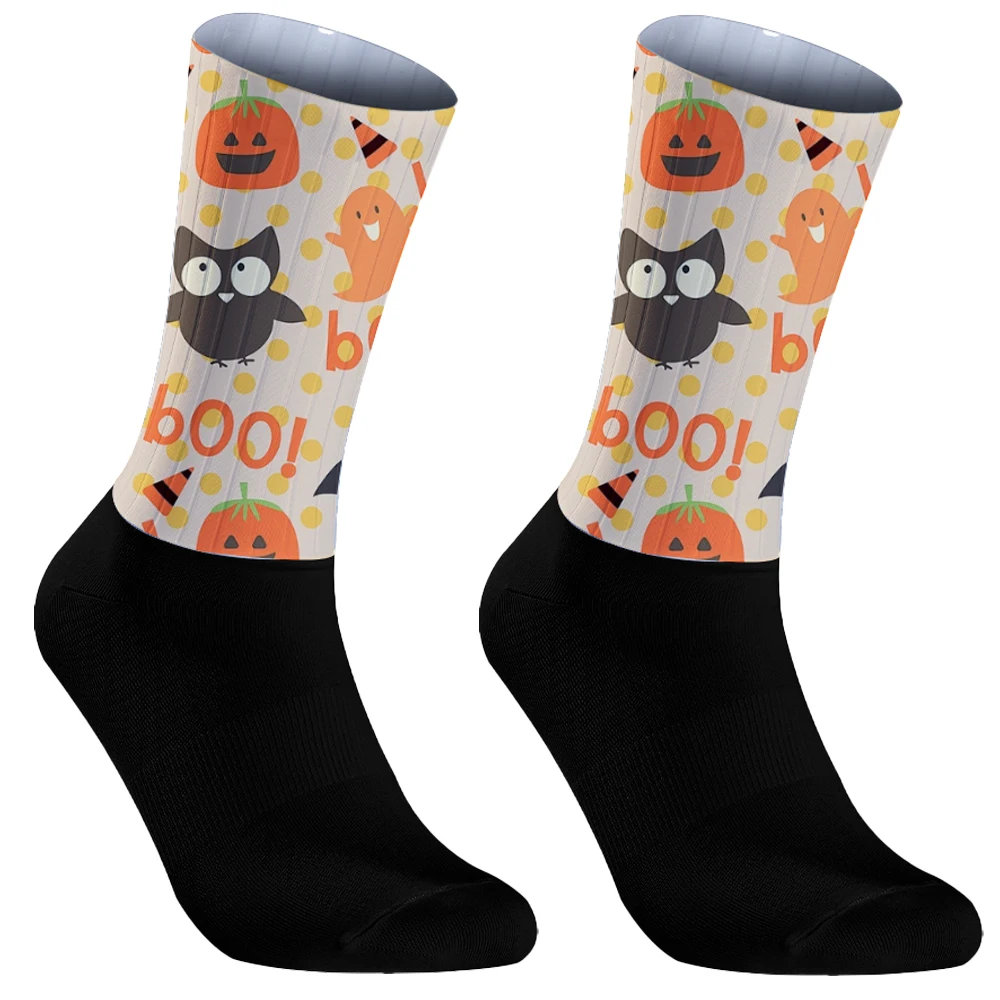 Halloween Mountain Bicycle Cycling Socks Men Women Happy Socks High Quality Spring Summer Autumn Winter Stockings Gifts