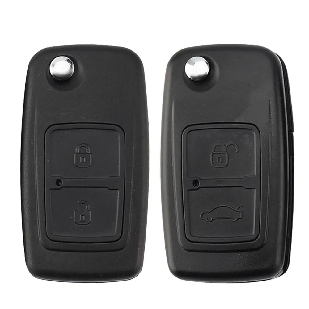 Uncut Blade Car Key Shell Folding 2 Buttons Remote Case Fob Flip Key Cover for Chery Tiggo A1 E5 A5 Fulwin Cowin Easter