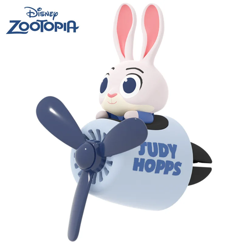 Disney Zootopia Judith Laverne Hopps Car Aromatherapy Kawaii Anime Cartoon Aircraft Toys Akcesoria do dekoracji samochodu