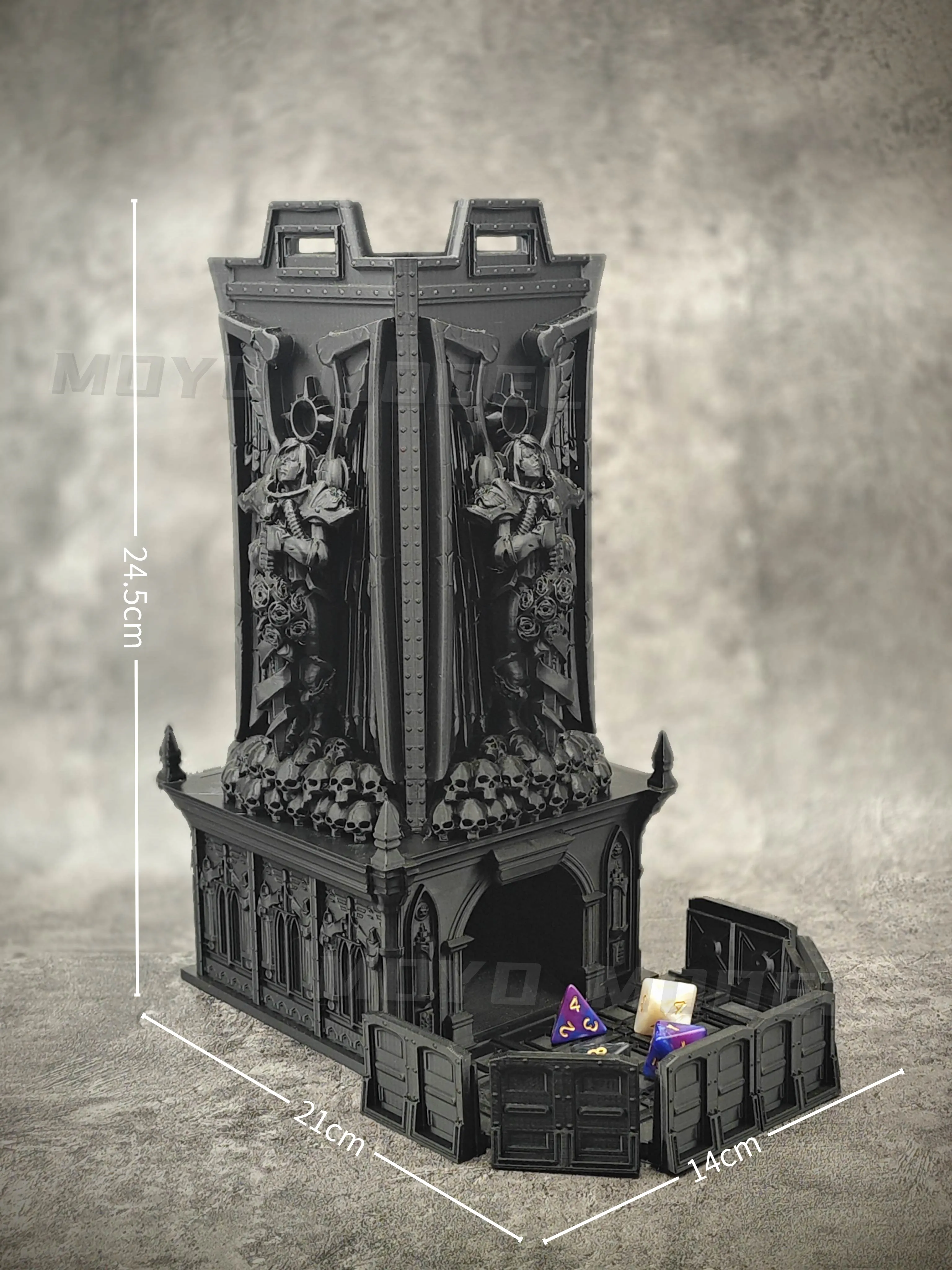 40K Würfelturm Kriegshelden Ge – Dice Tower Wooden Bewertung und Preis