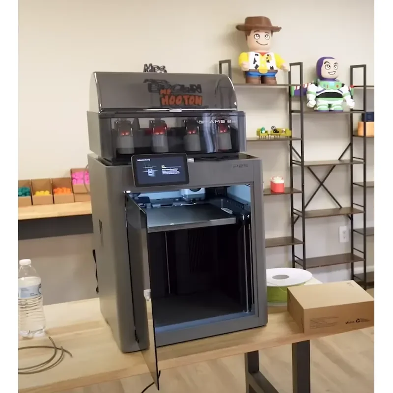 P2s Lab Bamboo Automatic New PLA Fast Printing Speed 600mm/s Desktop Closed Core FDM Multicolor High Speed 3D Printer 2026