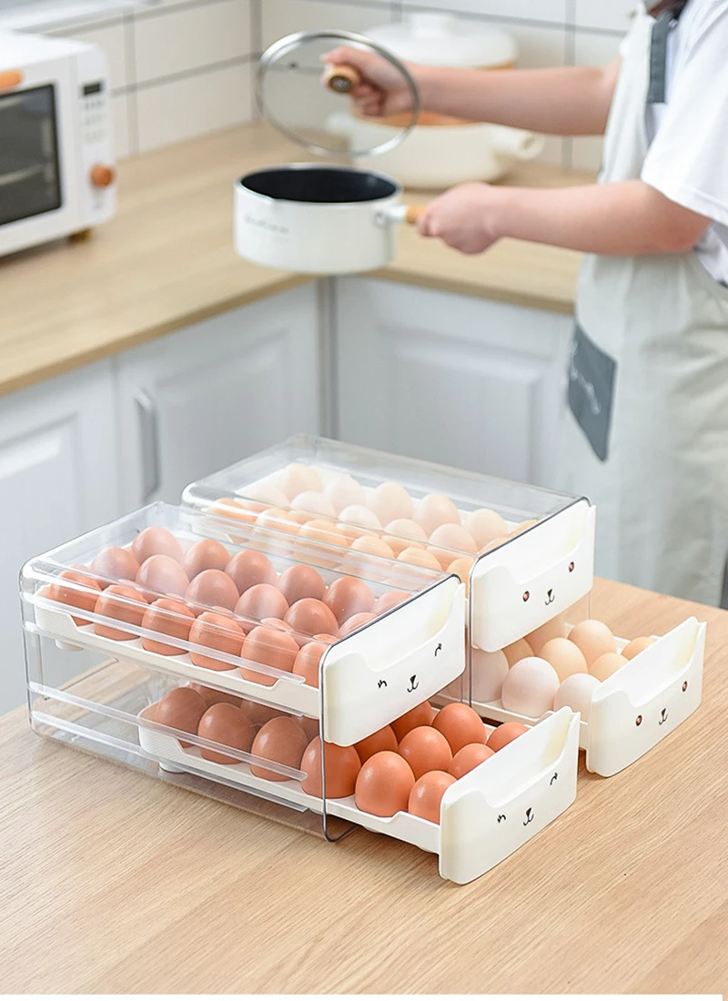 Drawer Type Refrigerator Storage Organizer Box For Kitchen_voghion.com