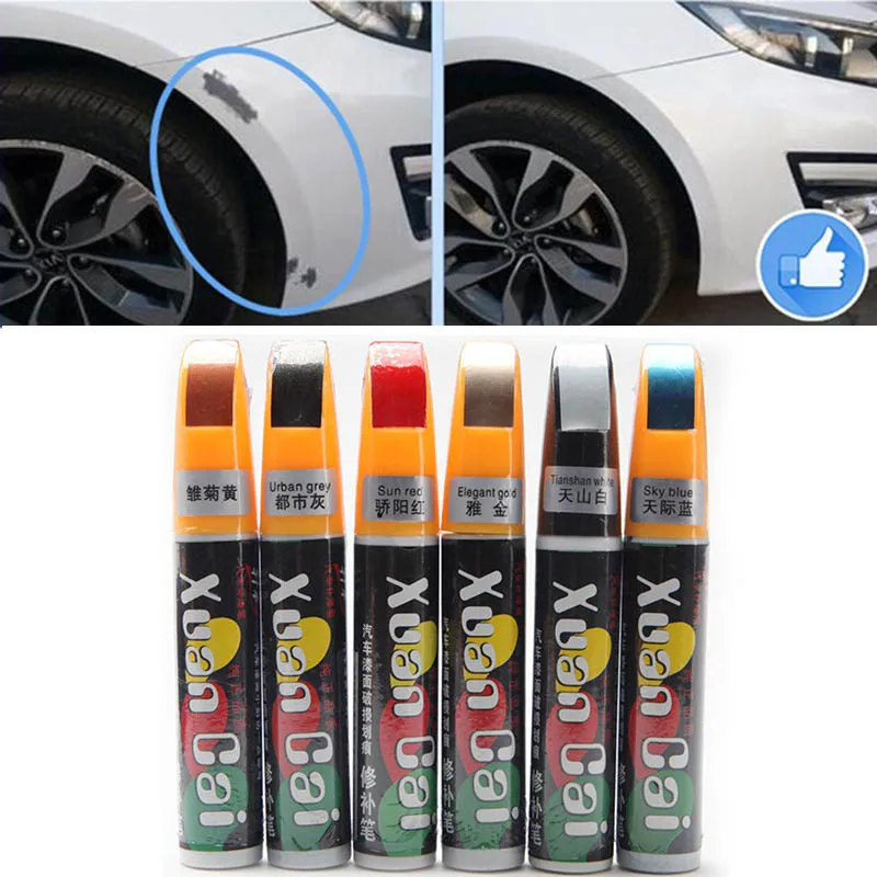 Car Paint Brush Pearl White Scratch Repair Car Paint Artifacts Black To Remove Marks Special From The Spray Paint Silver Dot Pen