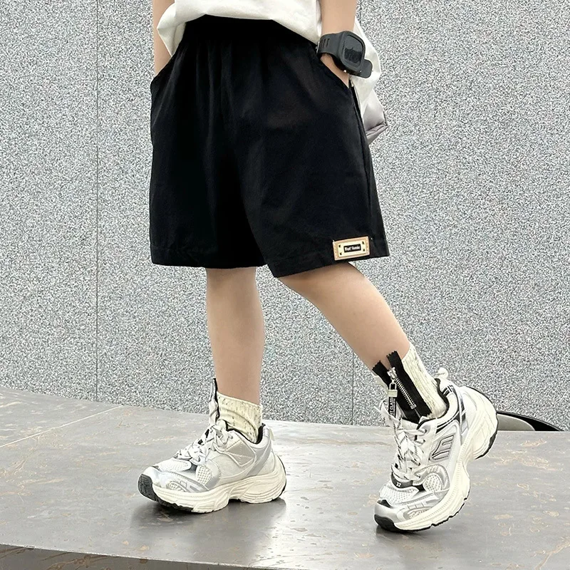 

1pcs Summer New Children's Pour Cotton Short Pants Kid Korean Quick-drying Shorts Girls and Boys Casual Loose Five Quarter Pants