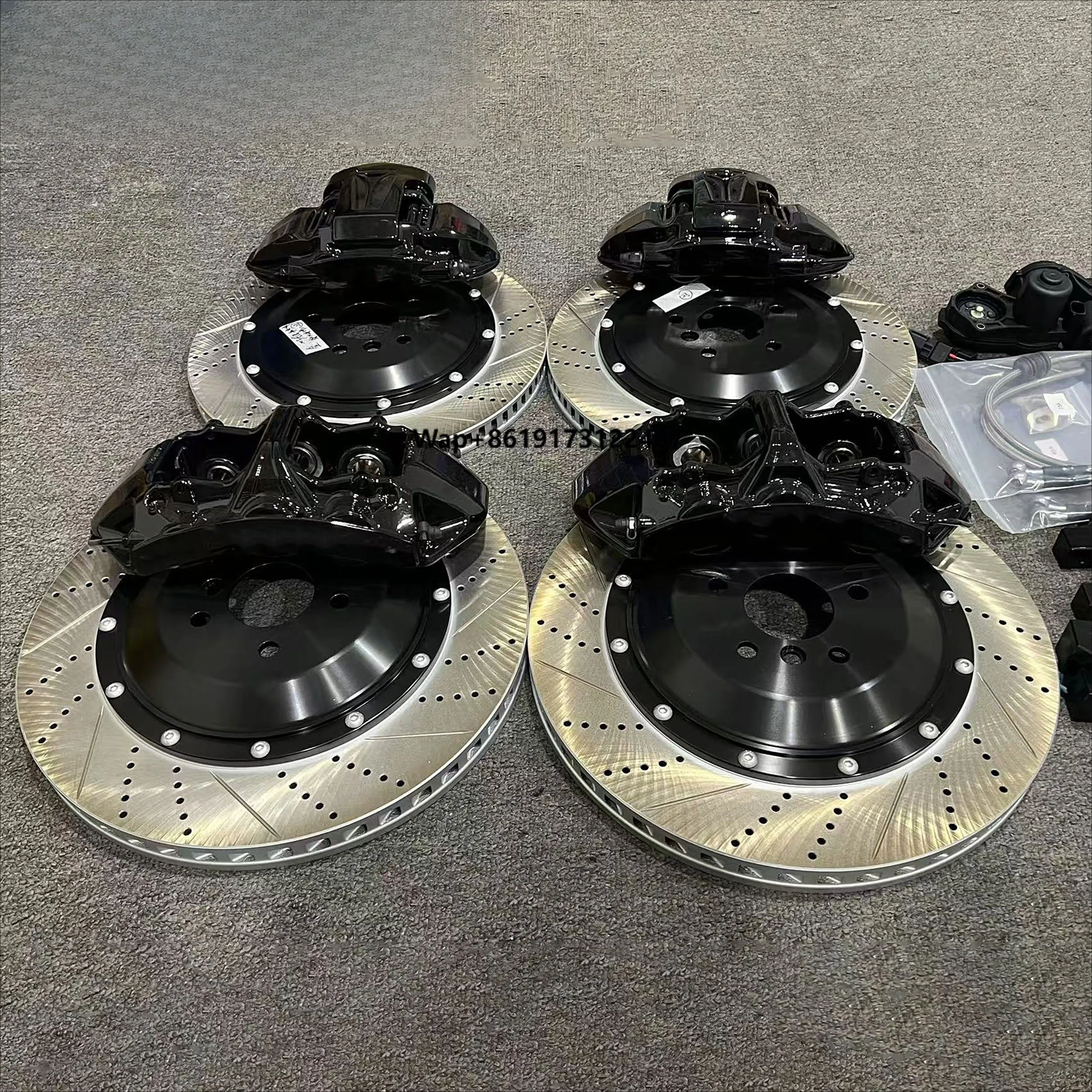 

Hsingyik 6 8 10 Piston Brake Caliper Front Rear Break Rotors Set Big Brake Kit for Wrangler Jl