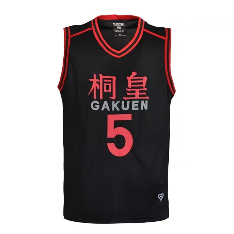 Anime Kuroko no Basket Basuke Cosplay Jersey Sets GAKUEN School Uniform Aomine Daiki Basketball Sportswear T Shirt Shorts Suits