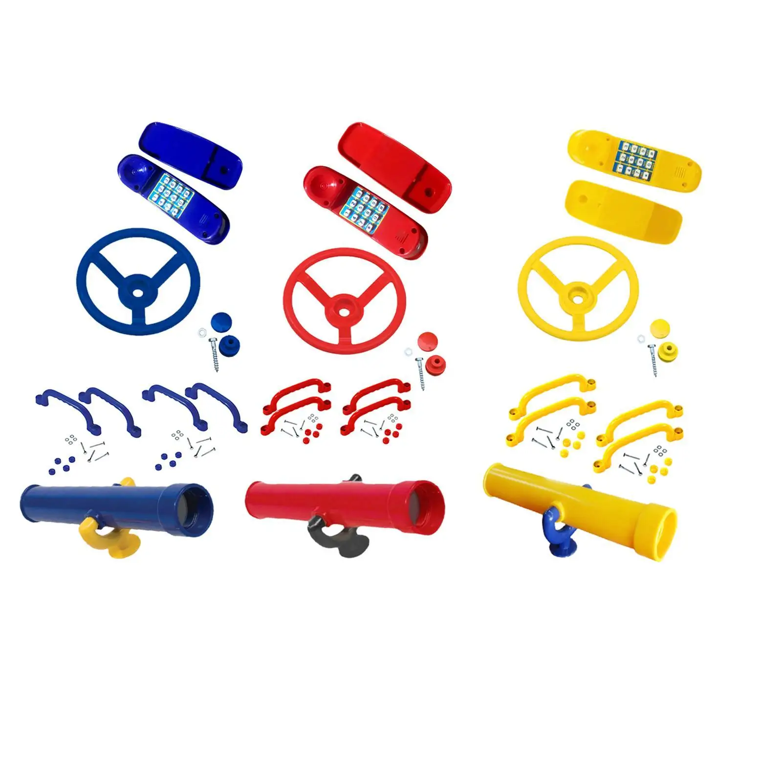 Kids Playground Toy Steering Wheel for Ages 3+ Interactive Learning Kids