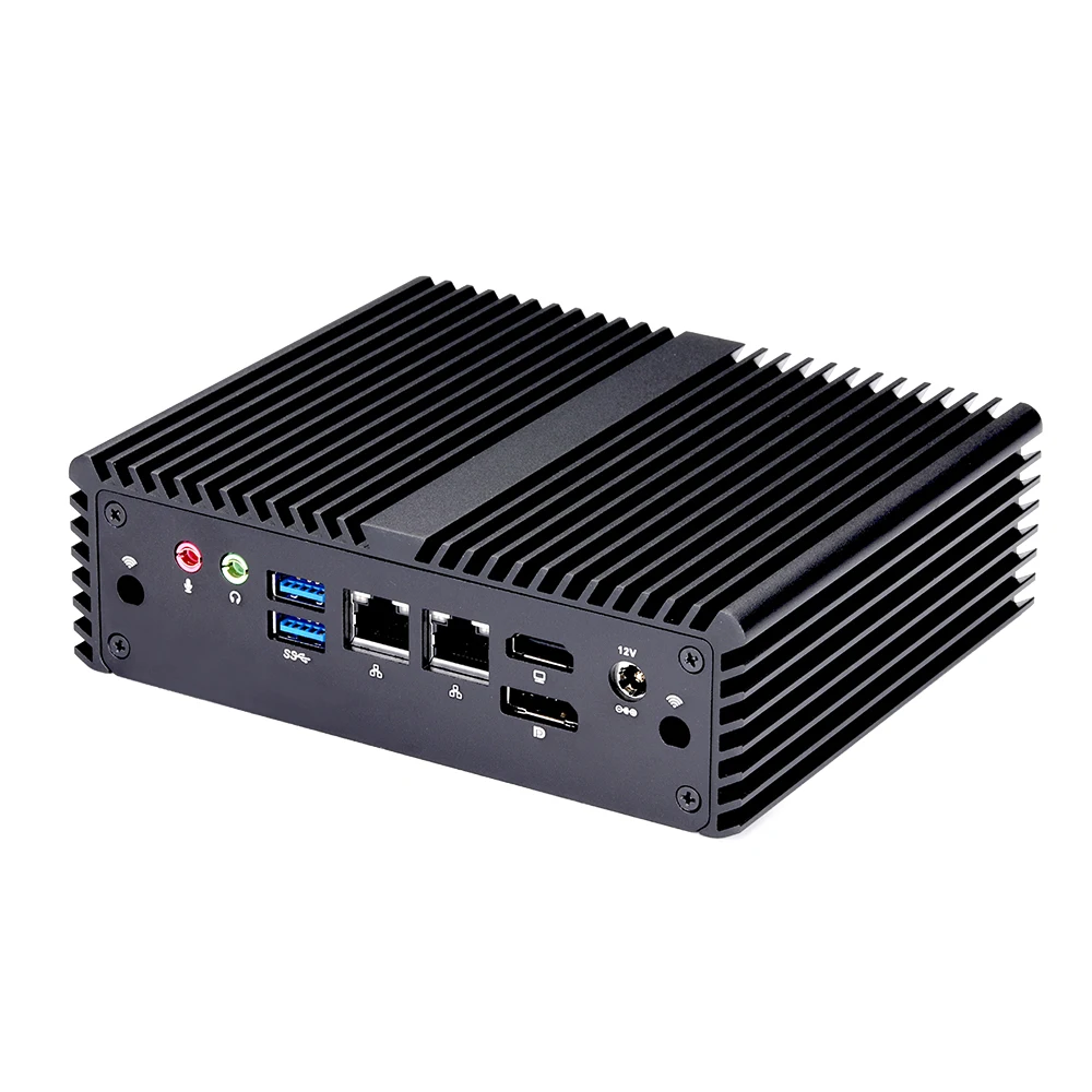 KANSUNG K750P J4125 Quad Core Processor Mini PC DDR4 Up to 16G with 2 Gigabit LAN HD Audio Support Wins11 and Linux  Micro PC