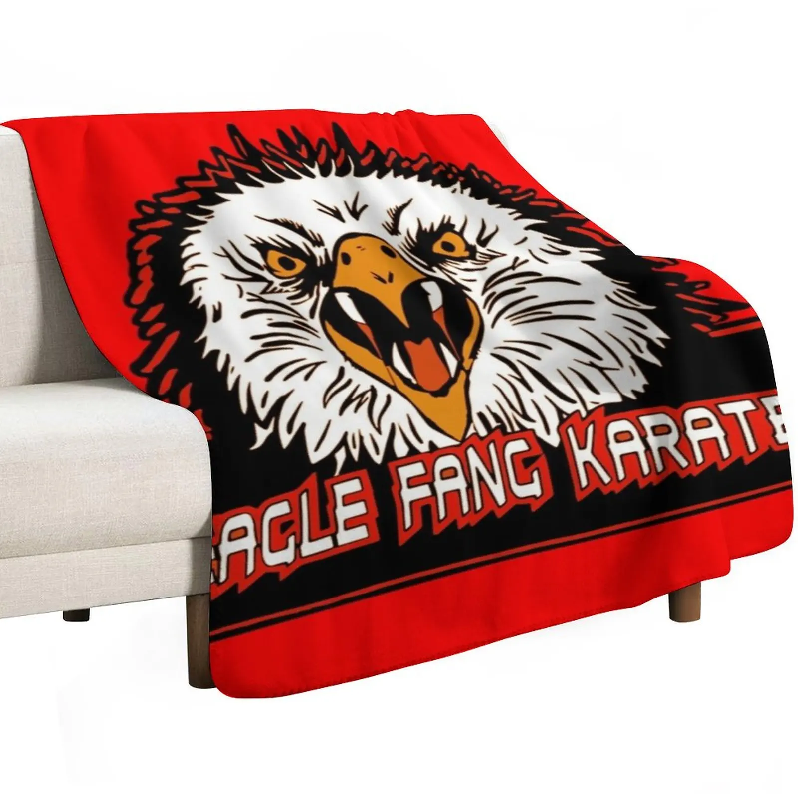 Eagle Fang Karate 3 Throw Blanket Weighted warm for winter bed plaid Cute Plaid Vintage Soft Beds Blankets