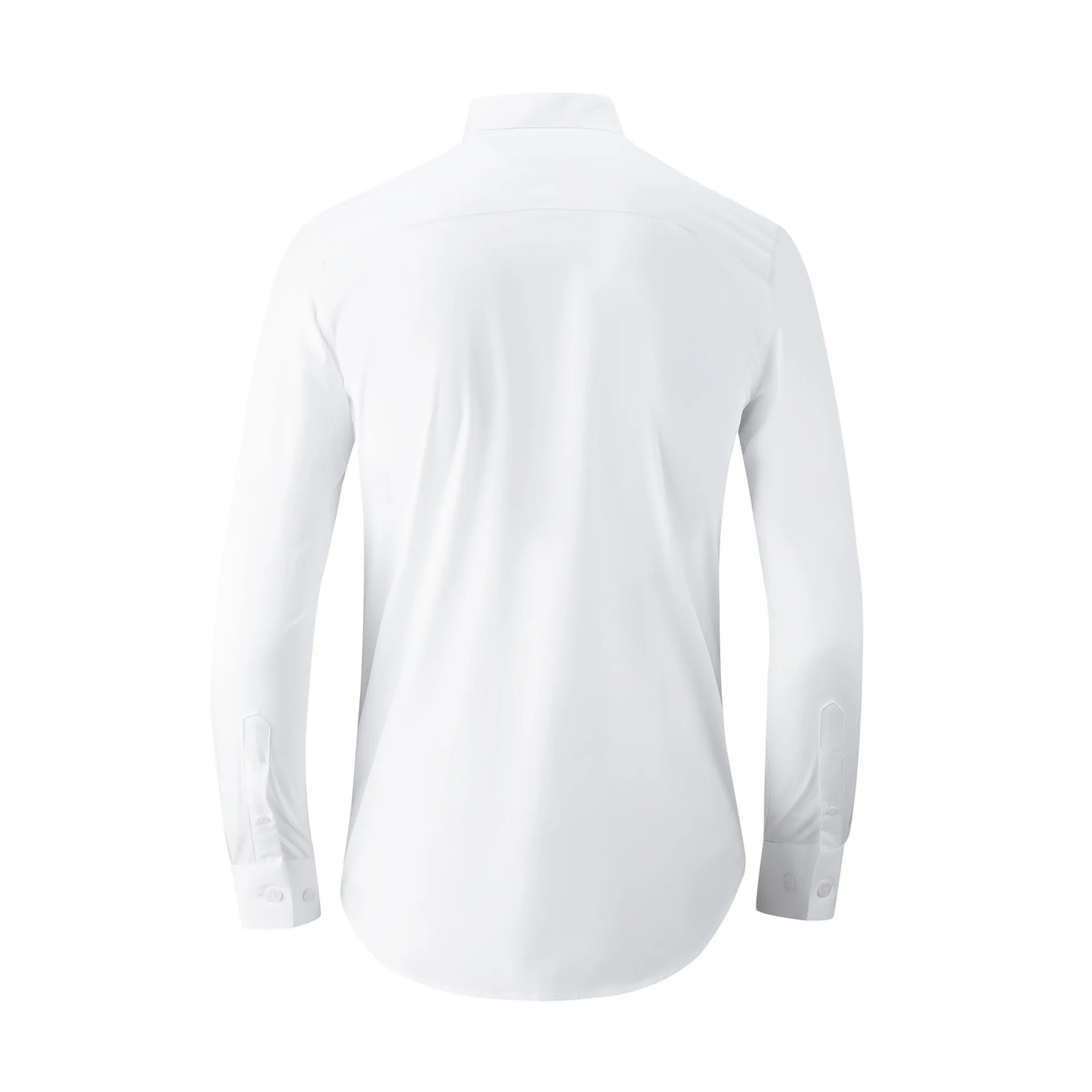 Camicia da uomo con ricamo a lettera con paillettes Camicie eleganti da lavoro casual a maniche lunghe slim Camicia elegante da banchetto per palcoscenici sociali di lusso