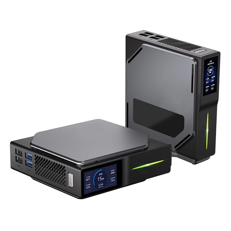Mini pc 8gb ddr4 512g ssd mini computadores desktop suporte hd 4k display triplo para escola/escritório pequeno pc