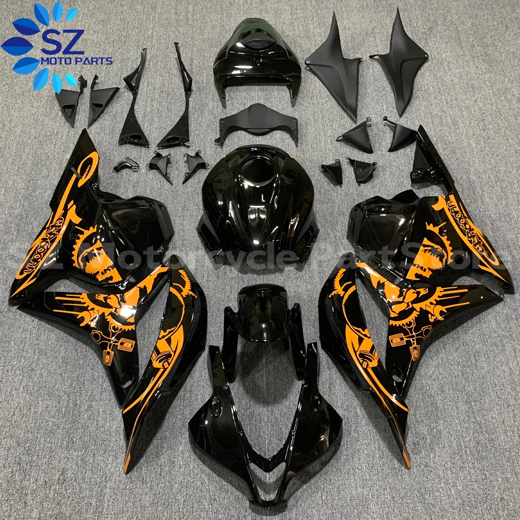 

Обтекатели мотоциклов для CBR600RR 2009 2010 2011 2012 F5 CBR 600RR 09 10 11 12 Комплект панелей двигателя ABS Литьевая форма