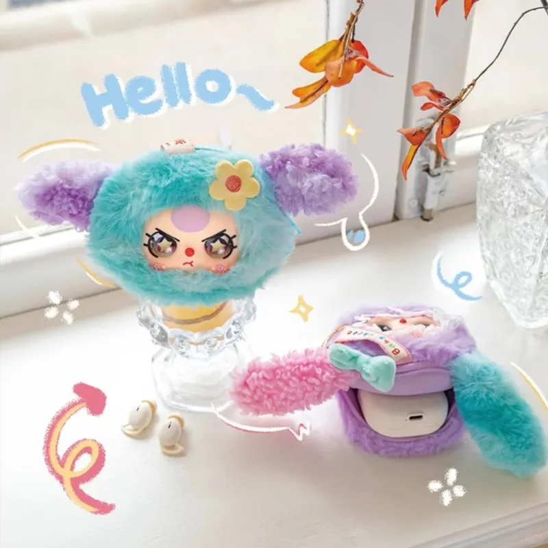 Baby Tre scatole cieche di buste portaoggetti Serie Vinile Peluche Borsa con cerniera Bambola Portafoglio alla moda Ciondolo Giocattoli Scatola misteriosa Regali di compleanno