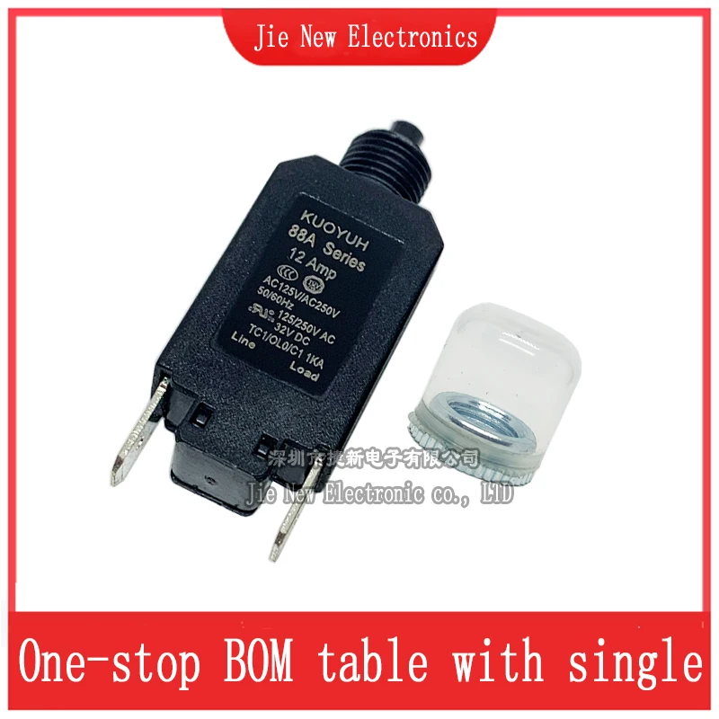 1PCS Circuit Breaker Thermal Protection Switch Device Overload Protector Switches for Motors Transformers 3A 5A 8A 10A 12A 20A