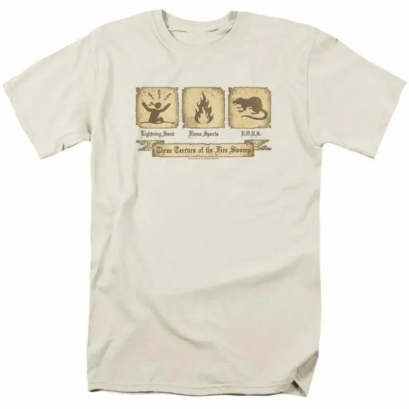 The Princess Bride Three Terrors T Shirt Mens Licensed 80s Movie Cream