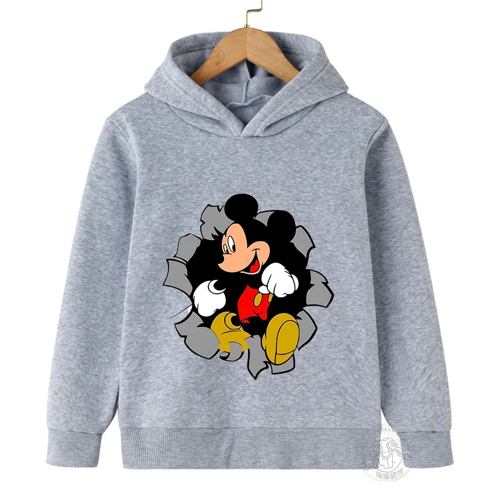 Kids Hooded Boys Girls Toddler Baby Clothes Minnie Mouse Hoodie Sweatshirt Tops Girl Autumn Winter Hoodies Coat Sweater Clothing