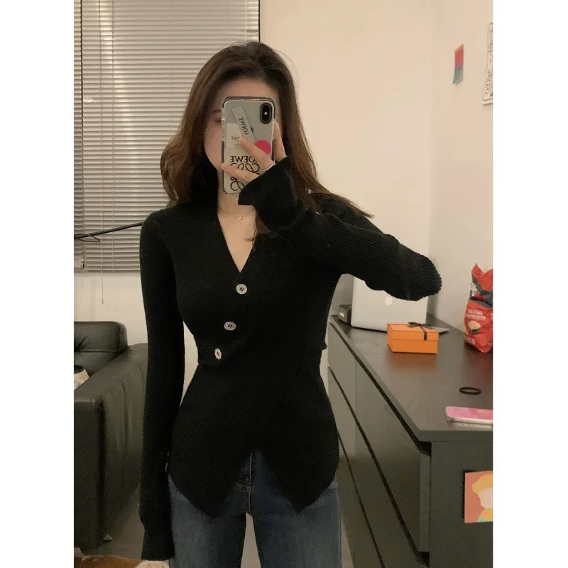 

Sweaters Jumpers Pullovers Women Dark Mustard Moisture Absorbing Athletic Leopard Outdoors Tops Streetwears Performance Sport BF