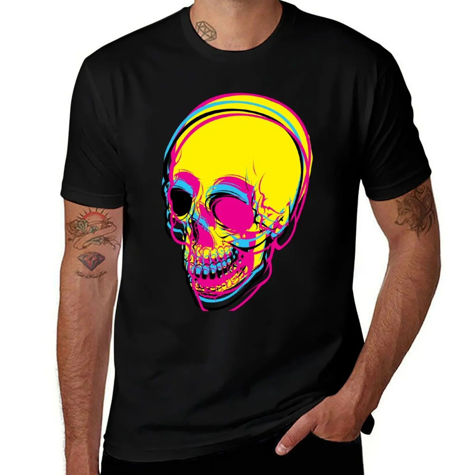 

SKULL man man shirts for pack tees t CMYK graphic white shirts for t T-Shirt