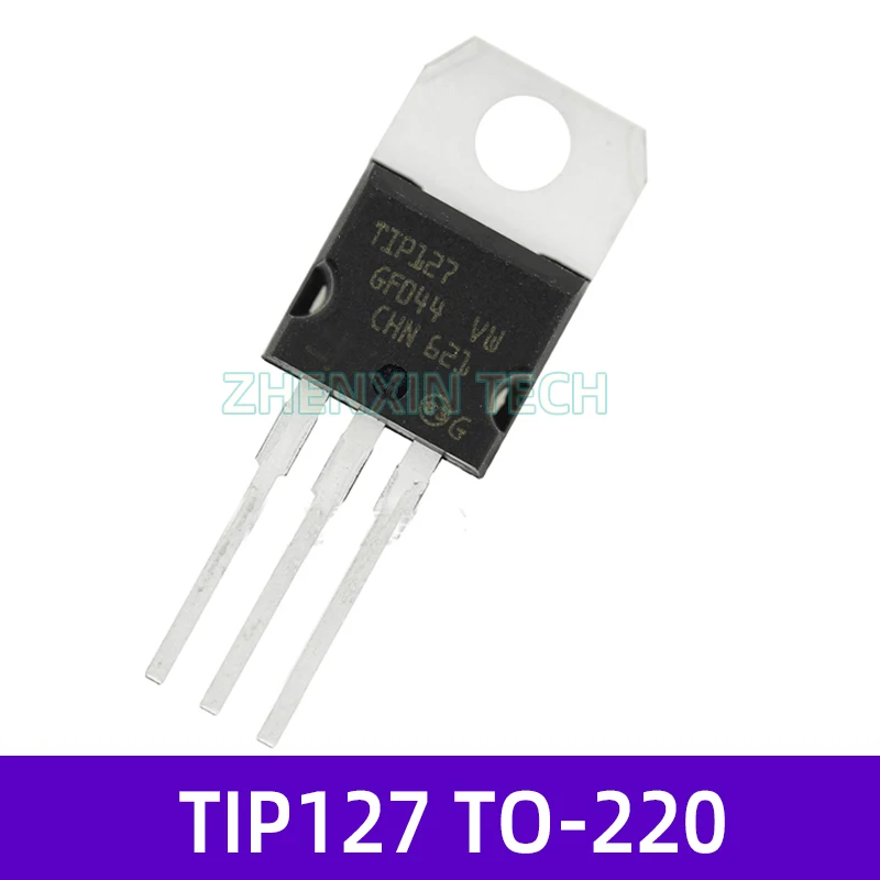 10PCS/Lot TIP127 TO-220 PNP Darlington Power Transistors TO220