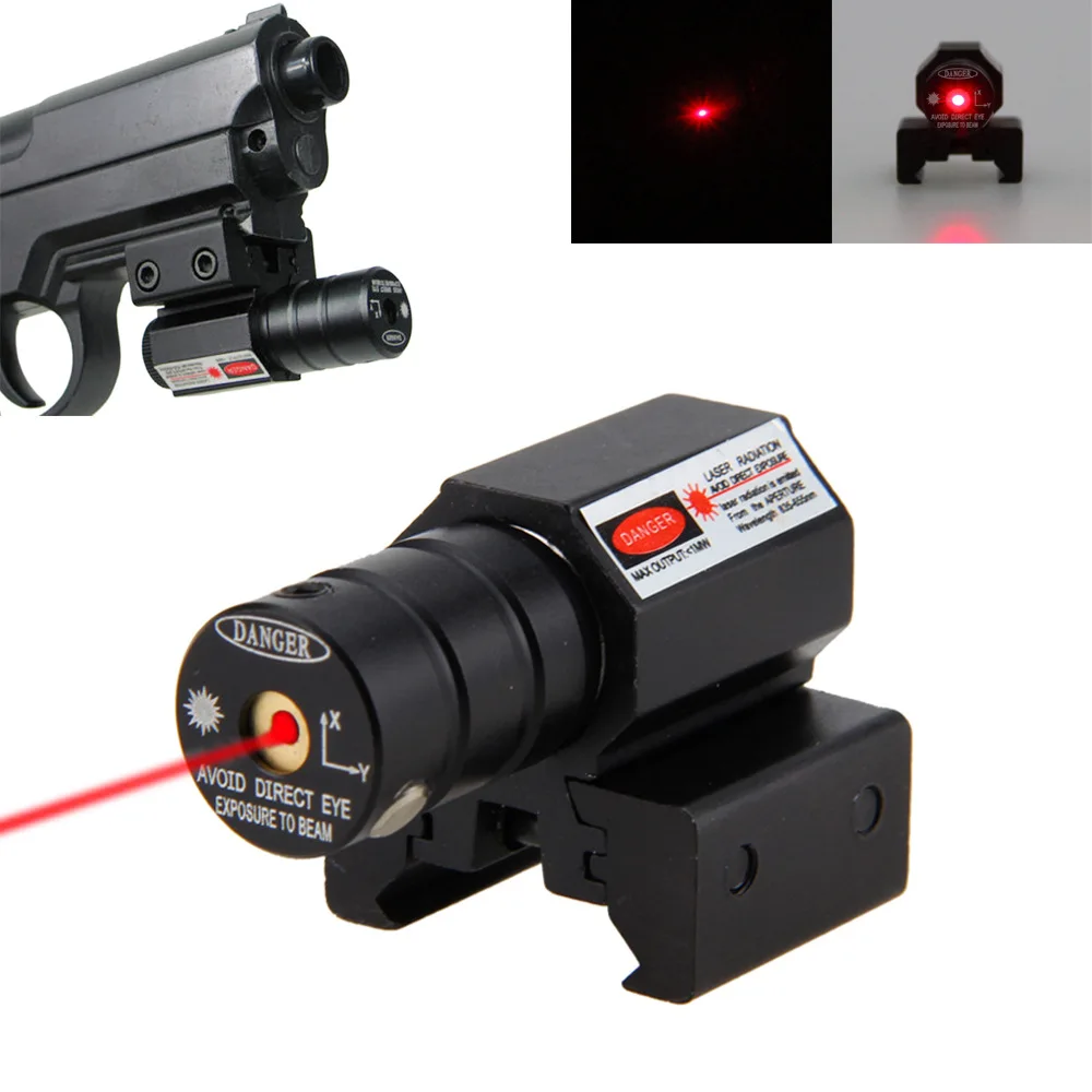 Celownik sterowy 11/20mm regulowany celownik z czerwonym światłem Mini podwieszany kolimator Red Dot Laser podczerwony akcesoria myśliwskie Ar15 Rmr