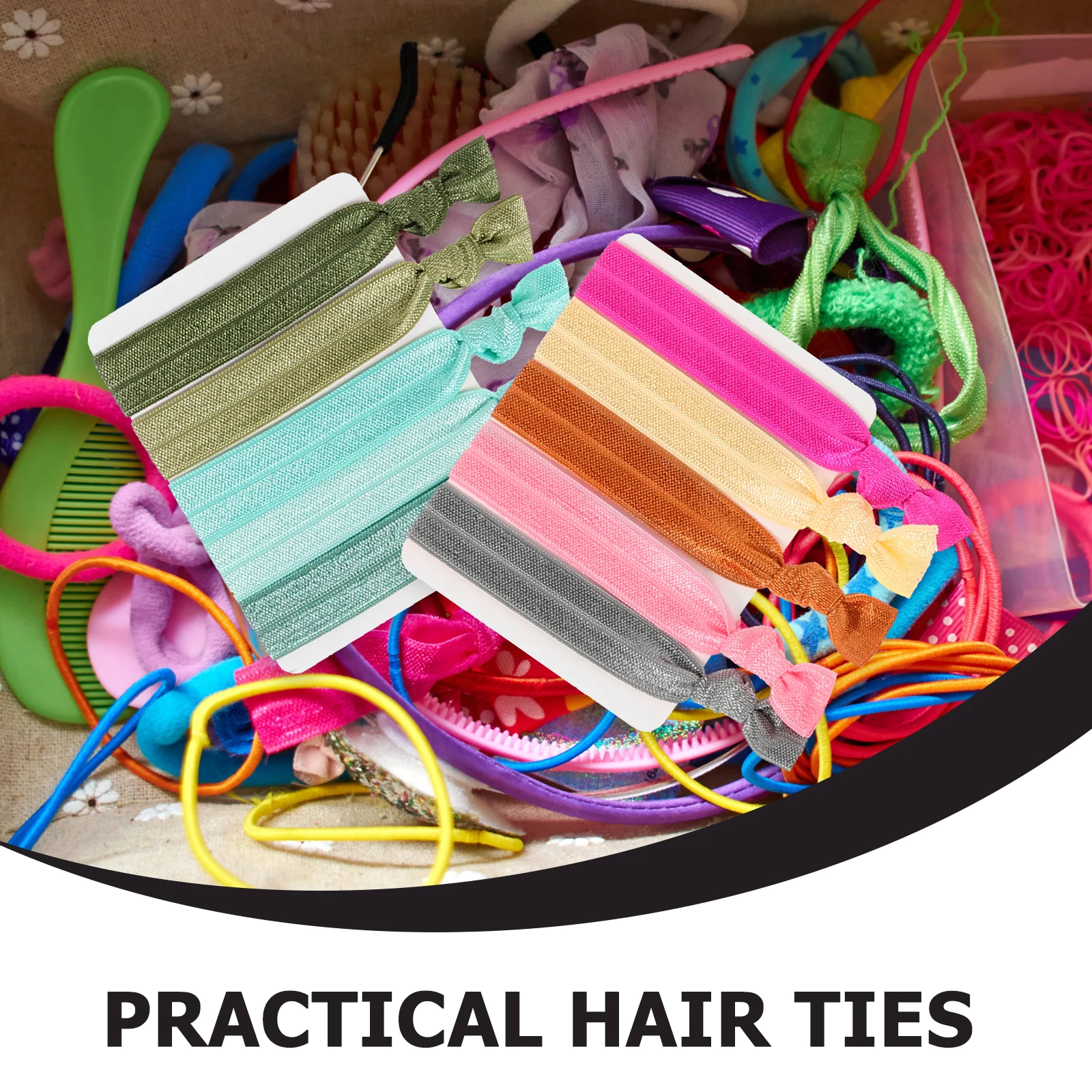 

25pcs Colorful Ties for Girls Elastic Mini Rubber Bands Cute Accessories Adjustable Daily Party Use Girl Hair Accessories